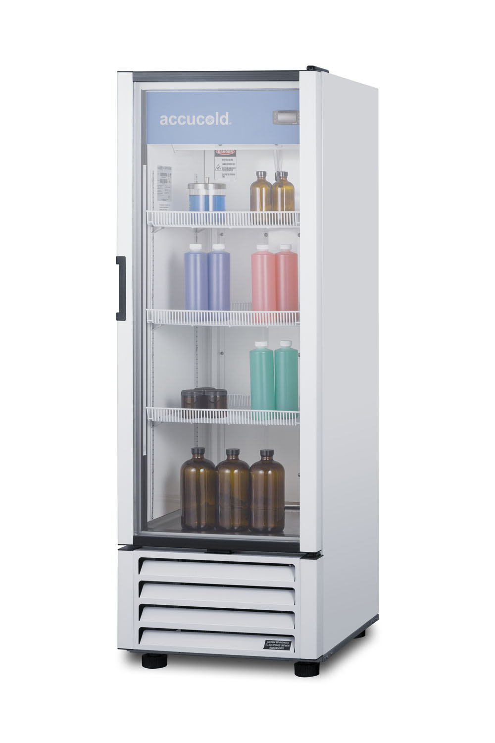 7.56 cu.ft. general purpose pharmaceutical all-refrigerator with self-closing glass door and digital controls